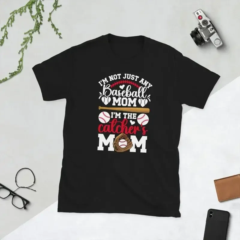 Baseball Catcher Mom Of A Mother T Shirt