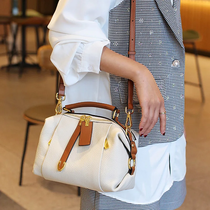 

Luxury Designer Genuine Leather Shoulder Crossbody Bags for Women Hot Sell Ladies Fashion Handbags Female Messenger Sac A Main