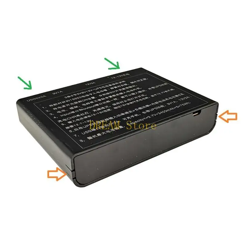 12V 9V 5V Output DIY 18650 Battery Box for Router LED Strip Camera best sale