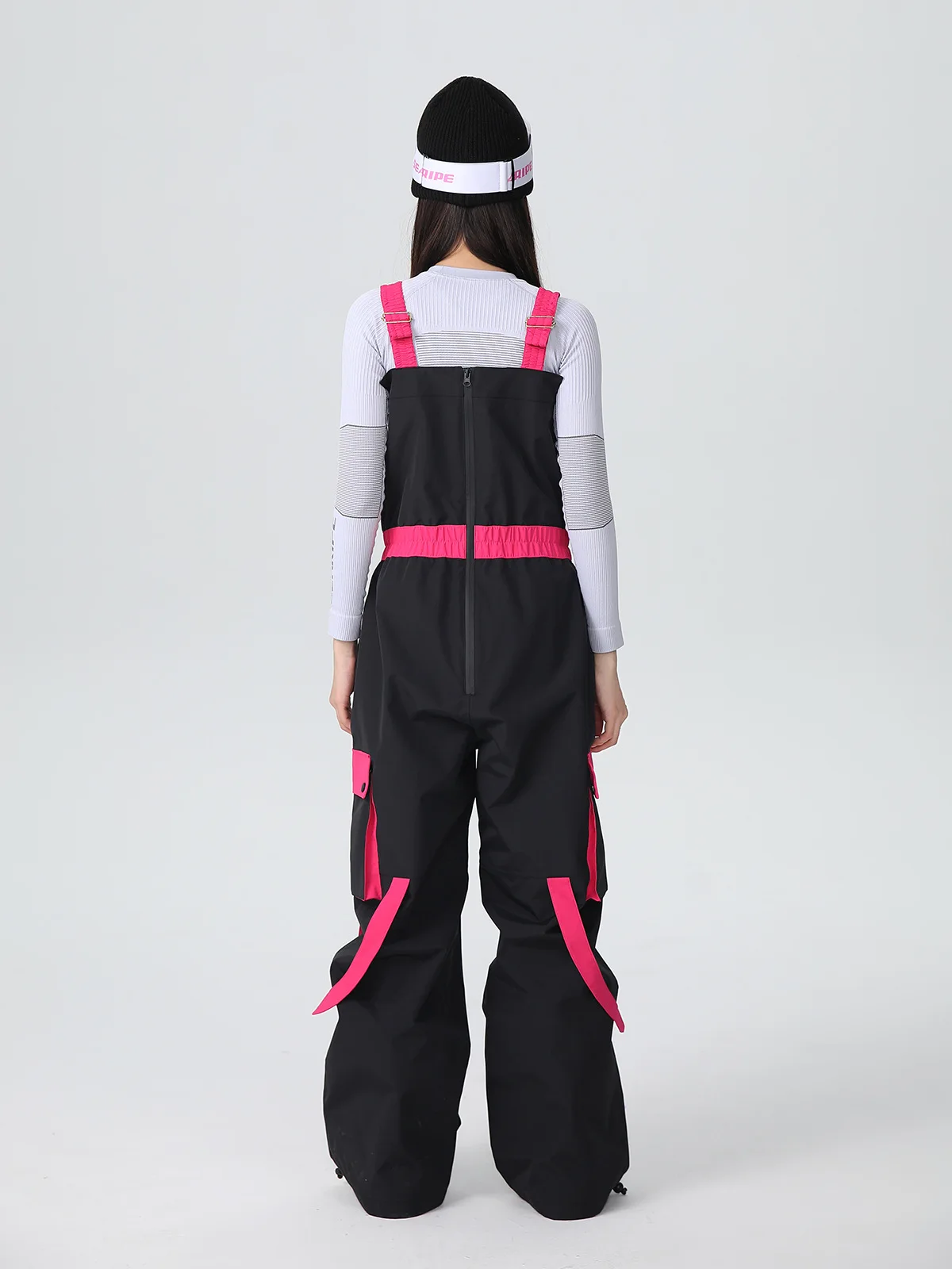 SEARIPE 2025 レディース ワークウェア ハイライズ スキー オーバーオール - 3L 防水 完全密閉 ビブパンツ アルペン＆フリースタイル スノーボード用