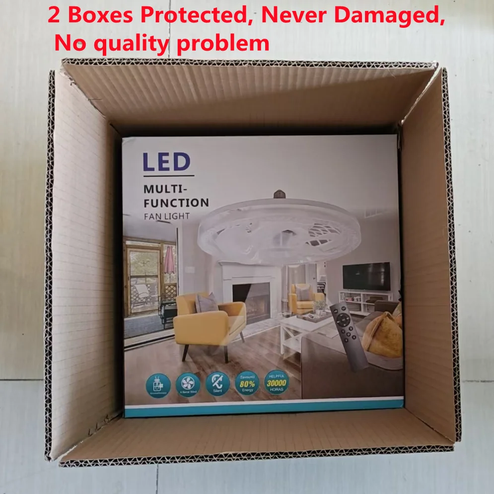 50W 30 ซม.ใหม่เพดานพัดลม E27/E - Smart Home Ventilation System บทวิจารณ์และราคา