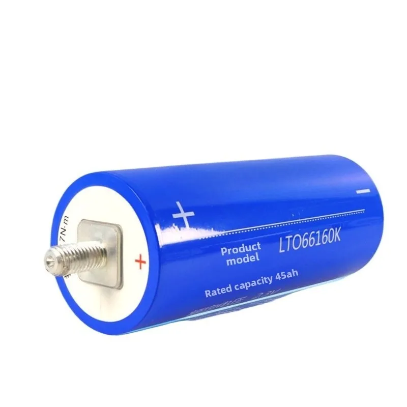 Fast Shipping 2.3v 45ah lto 66160 lithium titanate battery DIY 12V 24V 48V solar speaker car power charge battery