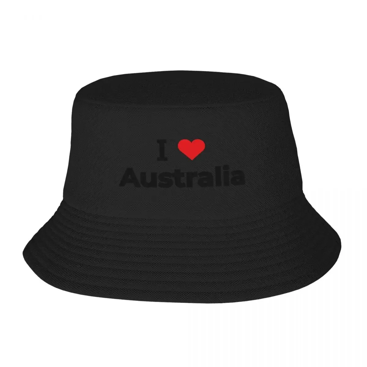 I love Australia Bucket Hat  Cap Man cute Big Size Hat Women's 2024 Men's