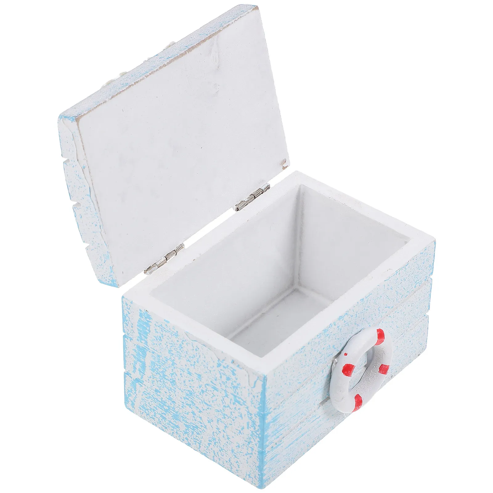 

Mediterranean Style Wooden Jewelry Case Jewelry Organizer Box Reusable Storage Container for Rings Earrings Necklaces Bracelets