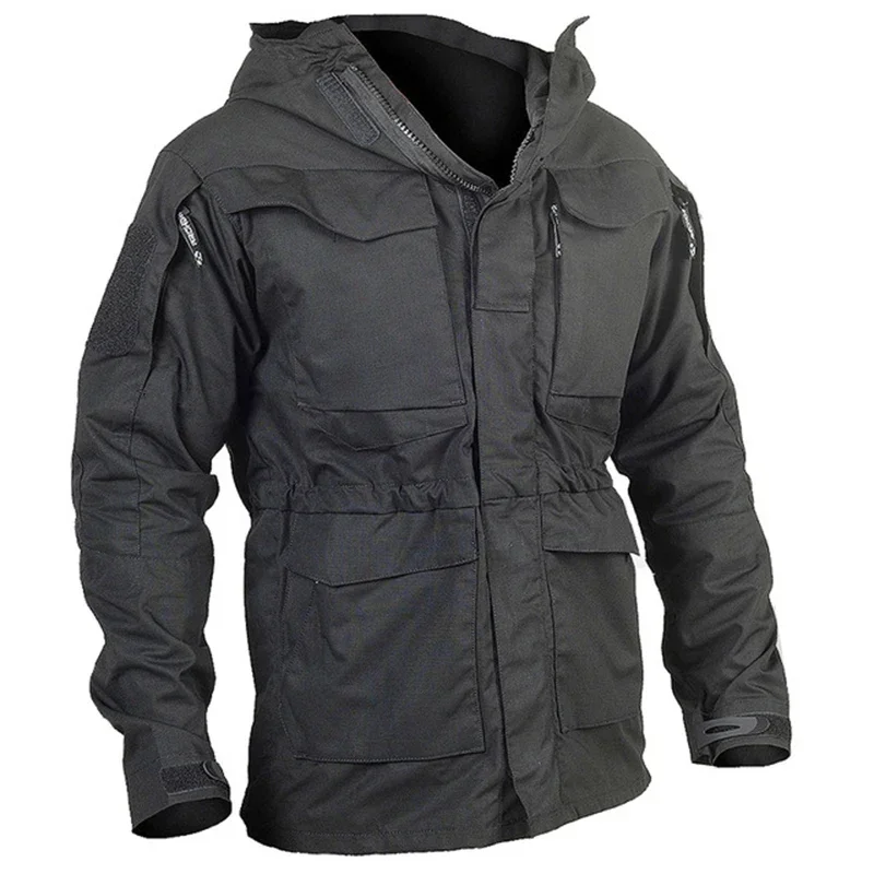 Cortavientos táctico M65 para hombre, chaqueta impermeable, resistente al viento, chaquetas de senderismo, invierno y otoño