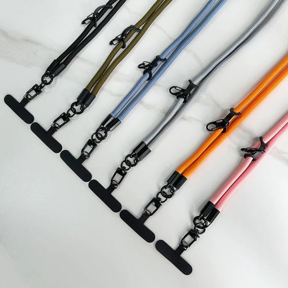 

Универсальный длинный ремешок-шнурок для телефона на шею с креплением, предотвращающий потерю, съемный, для ношения через плечо