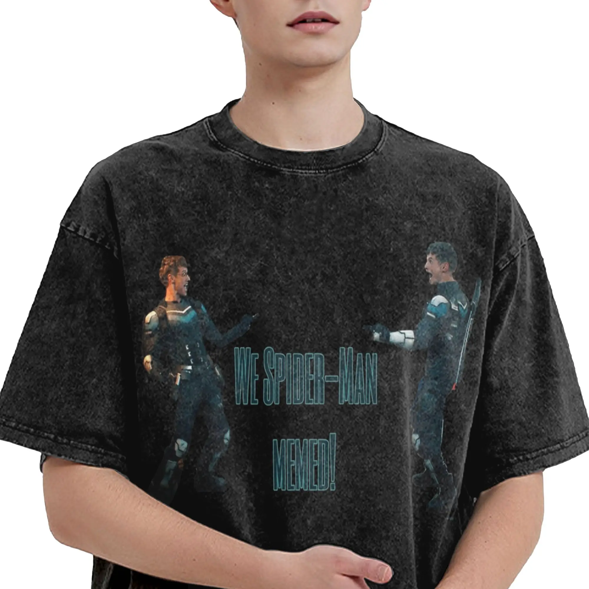 Vigilante Peacemaker يقتبس غسلها تي شيرت الشارع الشهير الهيب هوب تي شيرت تقليدي تي شيرت بلايز للرجال النساء 100% القطن شارع العليا #3