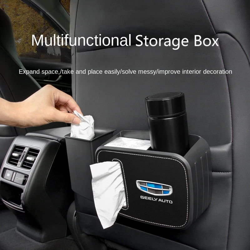 

GEELY Car Seat Back Organizer Backseat Storage Bag Multi-use Organizers Box For Geely emgrand gt gc9 gc6 ec718 ec7 ec8 ck GS GL