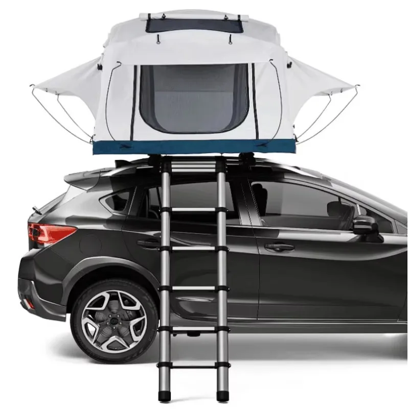HOTO Foldable Car Roof Top Tents Soft Shell 4wd Offroad Side Outdoor Camping Rooftop Tent for Car