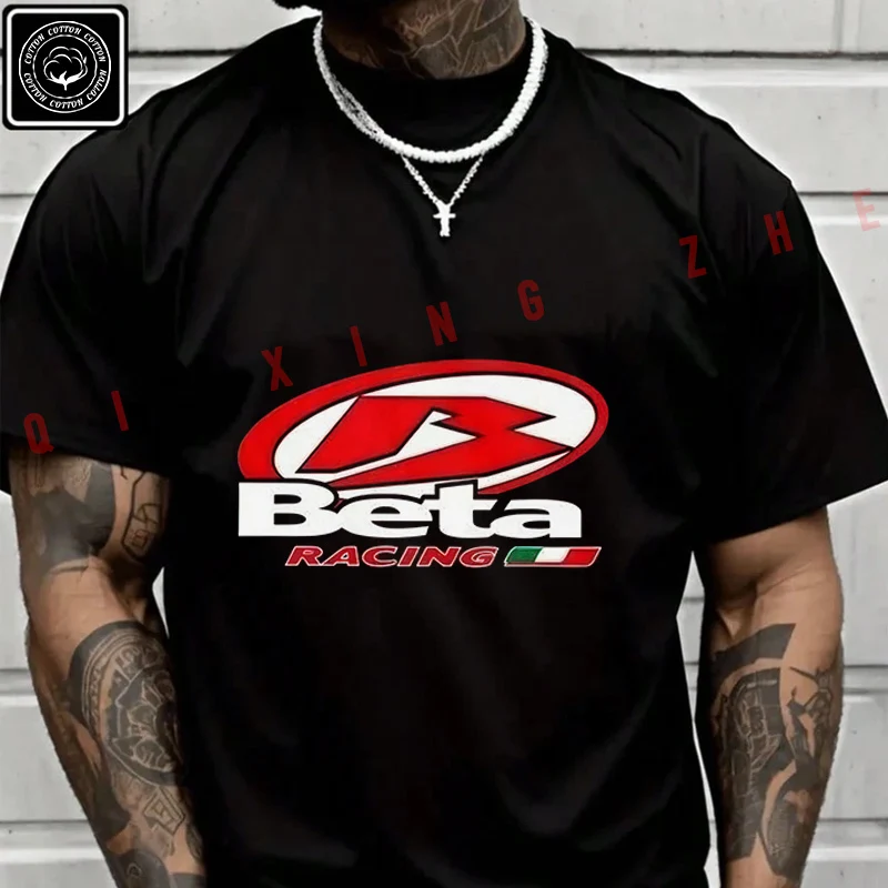 

Men's And Women's T-shirt Summer New Moto Cotton Tee Beta Racing Motorcycle Short-sleeved Spring Autumn Top