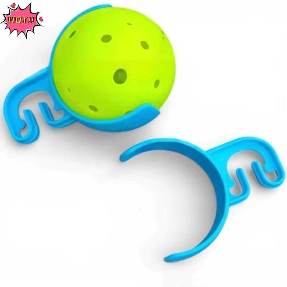 

2Pcs Plastic Pickleball Ball Holder Hanging Easy to Install Pickleball Ball Bracket Pickleball Net Clamp Pickleball Accessories