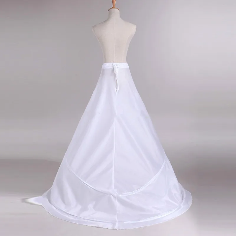 2 Hoops Wedding Bridal Petticoat Wedding Undeskiert with The Train Wedding Petticoat For Bride