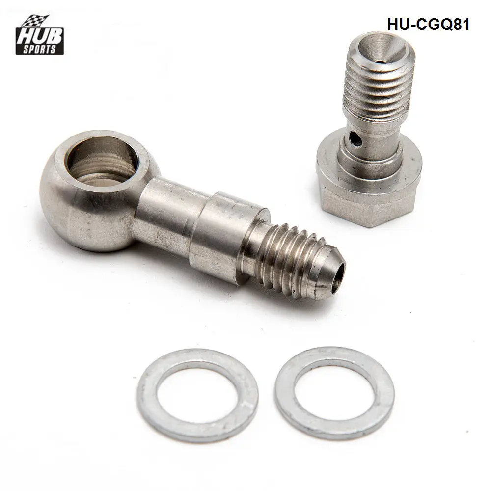 Turbo Oil Feed Banjo Bolt Kit M10x1.5mm For SUBARU IHI VF30 VF35 VF37 1.8mm Restrictor  HU-CGQ81