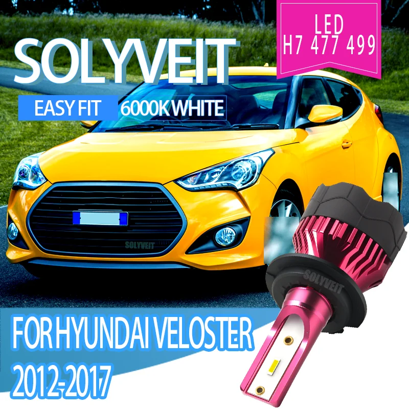 

Long-Range Durable LED Headlight Warranty & Enhanced Safety Kit H7 477 499 For Hyundai Veloster 2012 2013 2014 2015 2016 2017