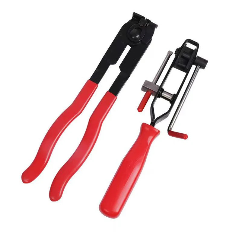 Dust-Jacket Bundle Pliers Flat Nose Cut Off Clamp Exhaust Pipe Lug Ball Cage Clamp Pliers Auto Repair Tool