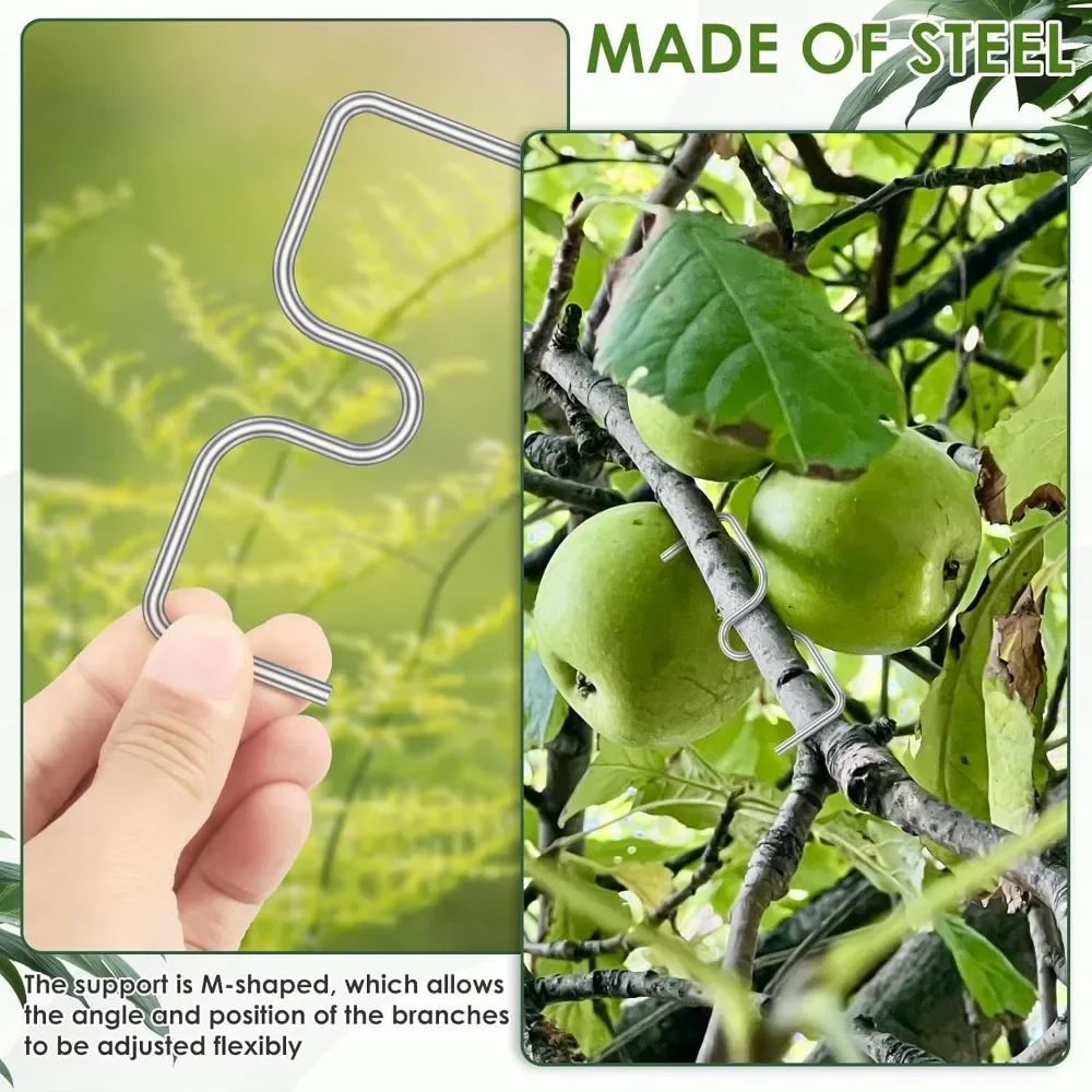 30 шт., съемник ветвей фруктовых деревьев, стальной устойчивый к стресса садовый формирующий инструмент для гибки и формирования прокатной машины, ручные инструменты