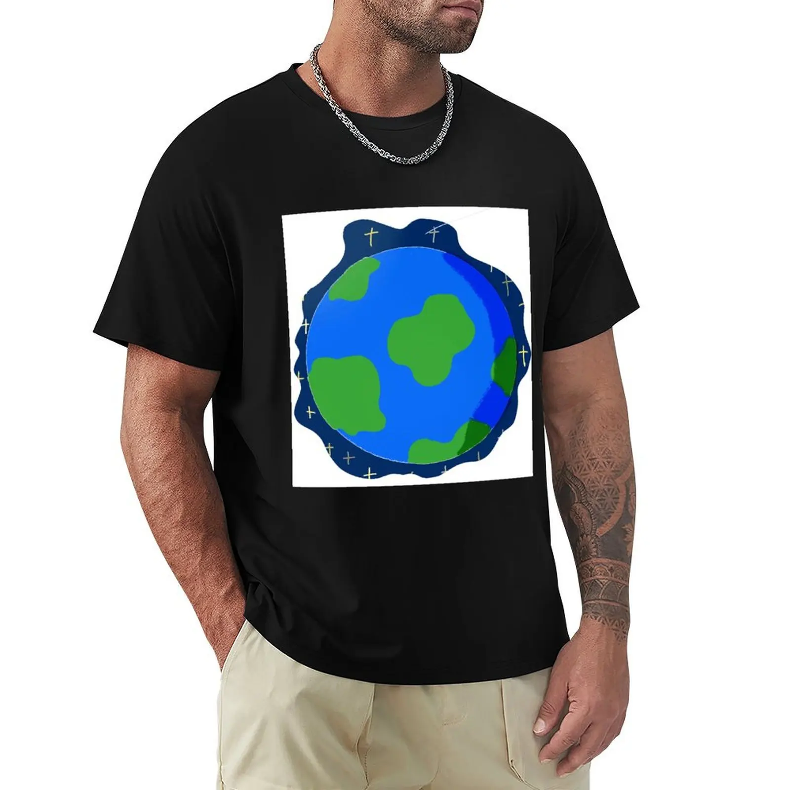 

Футболка Our Earth, футболки, блузка, одежда в стиле каваи, большие футболки для мужчин