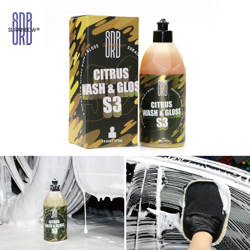 Citrus Wash & Gloss Foaming Car Wash Soap (Works with Foam Cannons, Guns or Bucket Washes) For Cars, Trucks, Motorcycles, RVs