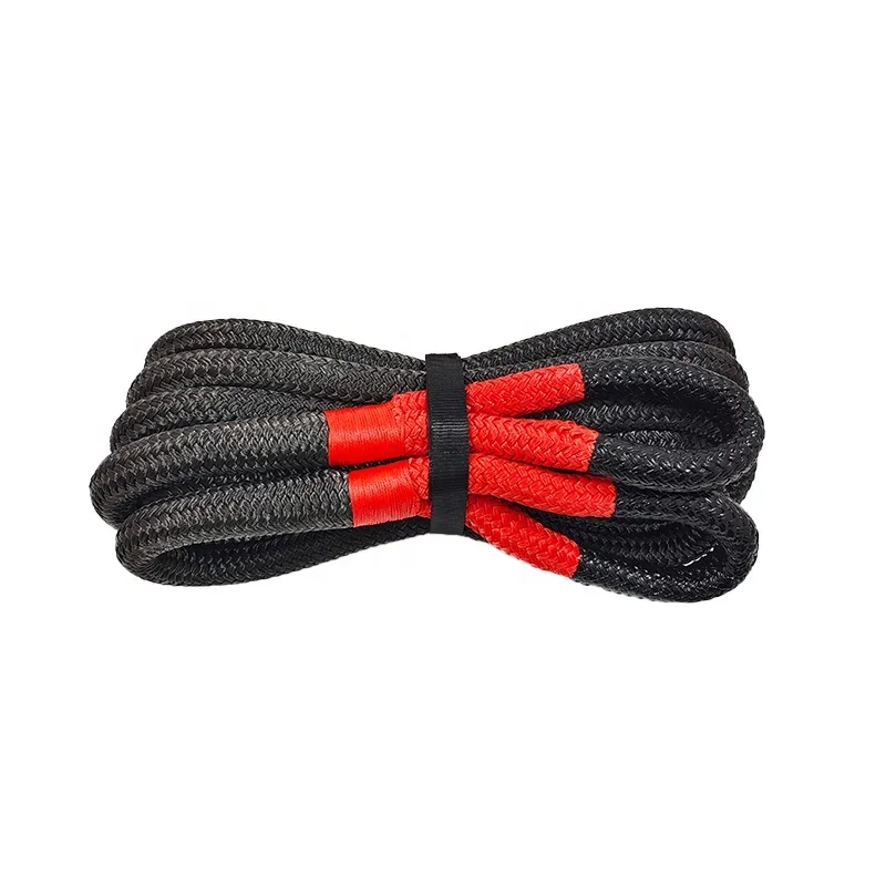 nylon tow pull recovery kinetic rope hot sale good breaking strength for tractor truck