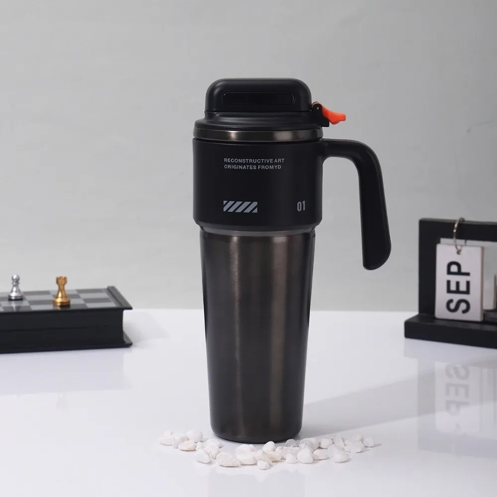 304 Stainless Steel Sports Insulated Bottle One-Click Open Lid Large Capacity Insulated Cup Car-Mounted Ice Maker