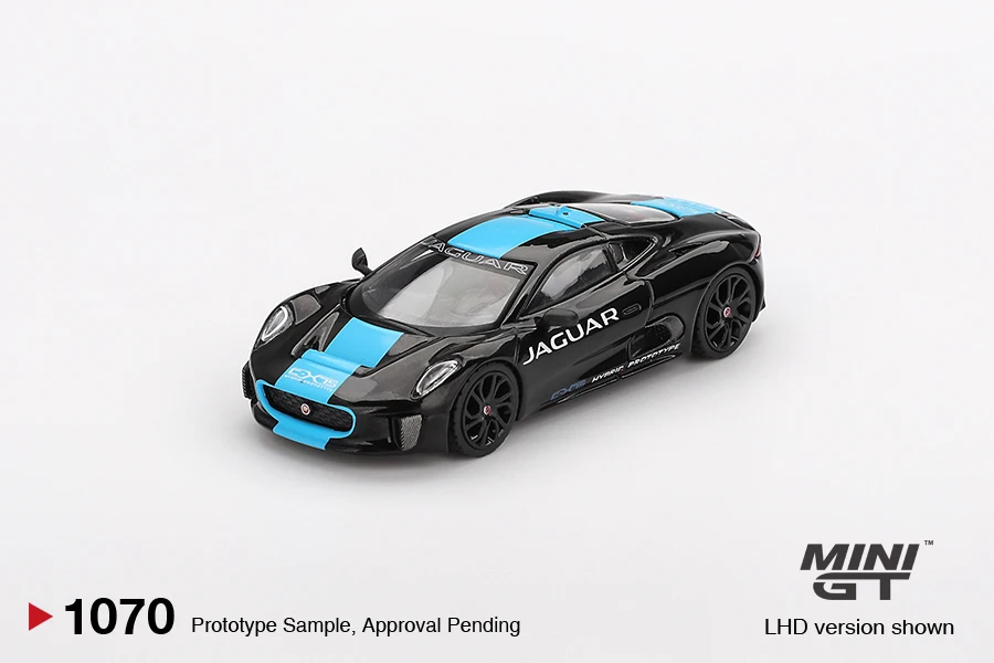 MINIGT 1:64 دييكاست سيارة لعبة مجسمة 1070 جاكوار C-X75 مجموعة الزينة لعبة لصبي