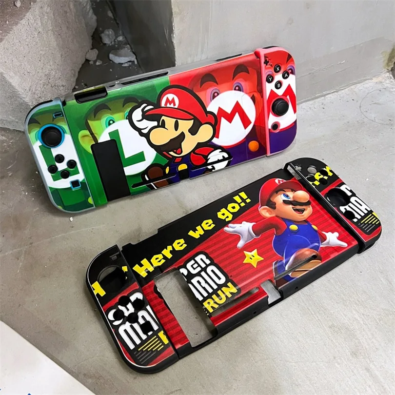 Super Mario Game Case for Nintendo Switch Split NS Game Case Protection Soft Cover Children's Games Peripheral Birthday Toy Gift