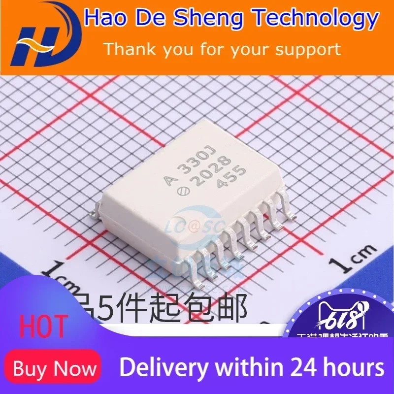 

10 шт./лот ACPL-330J-500E A330J SOP8 HCPL-330J IGBT новый оригинальный в наличии активные компоненты