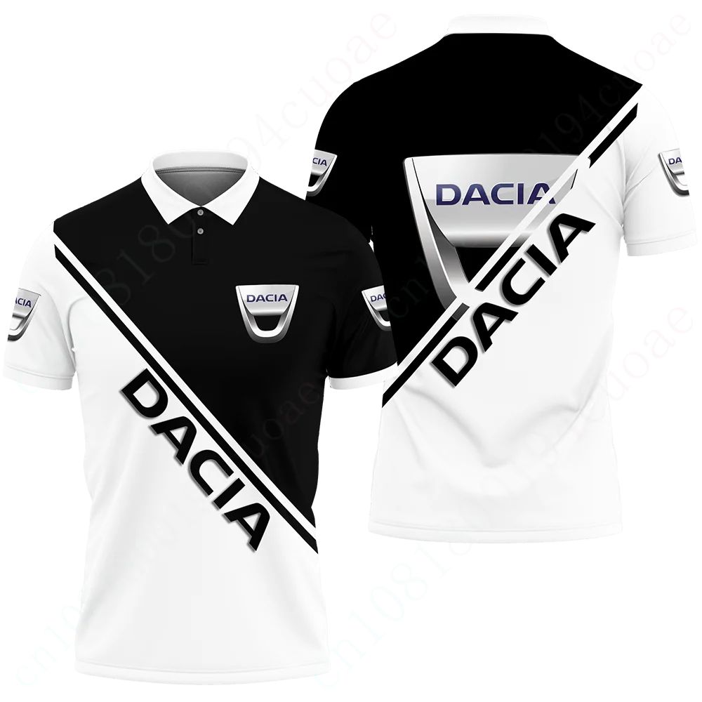 

Dacia Polo Shirts And Blouses Anime Golf Wear Quick Drying Short Sleeve Unisex Clothing Harajuku Tee Casual T Shirt For Men