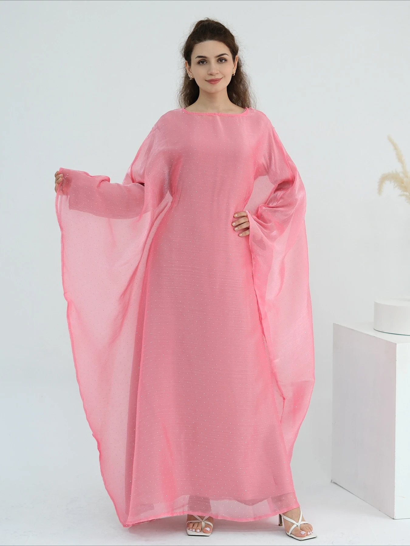 

Ид женское платье шарф комплект из 3 предметов мусульманский бриллиант Джалабия Рамадан Vestidos Largos вечерние арабский длинный халат марокко Дубай кафтан