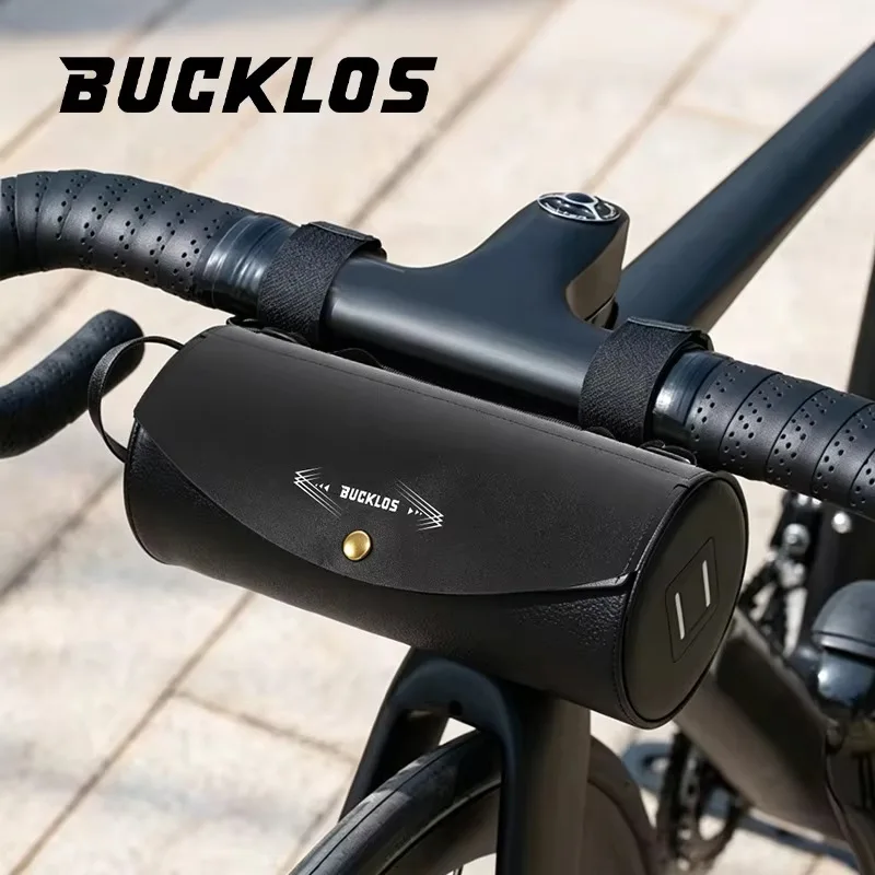 

BUCKLOS Magnetic Bicycle Top Tube Bag Waterproof Lightweight Large Capacity Portable Frame Storage Bag for MTB Road Cycling