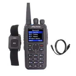 AnyTone AT-878UVPULS Digital/Analog Two-Way Walkie Talkie AES256 Encryption Walkie Talkie GPS DMR Portable Walkie Talkie