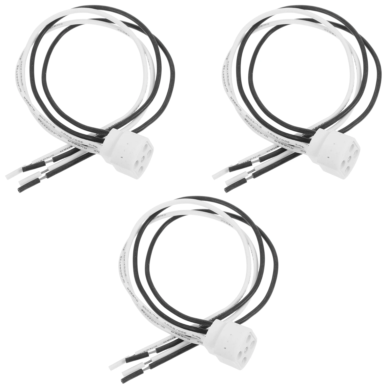 

3 шт. держатель УФ-лампы, устойчивый к высоким температурам G10q, керамическая розетка, 4-контактный односторонний держатель для светильника, монтажный держатель для светодиодов