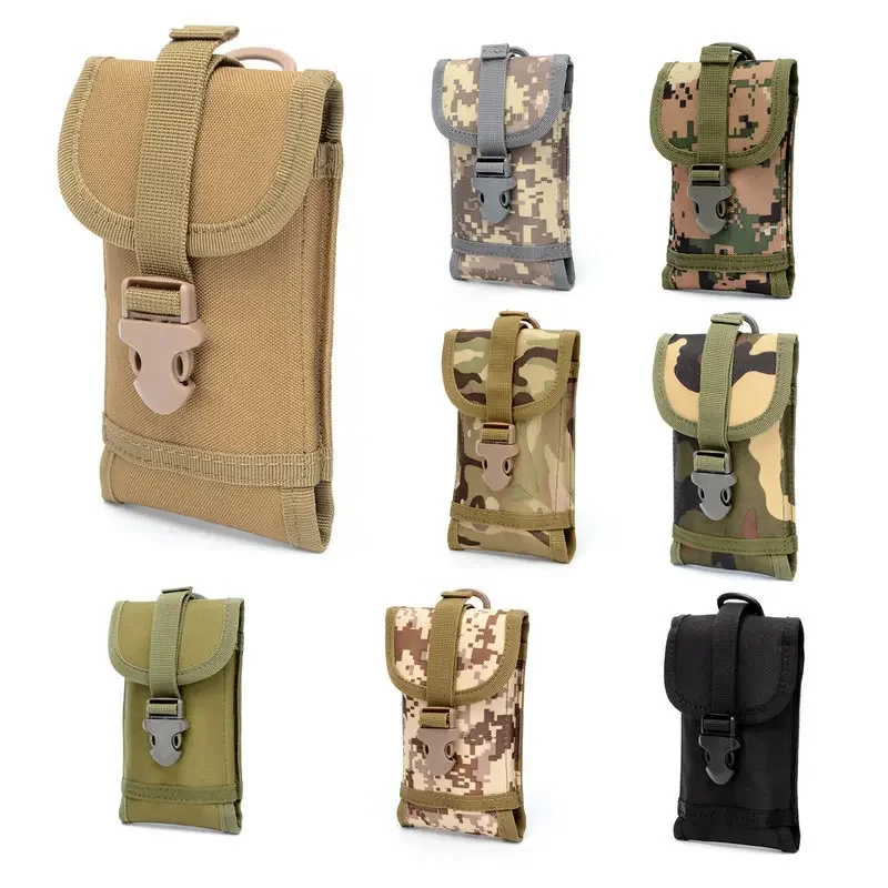 

Tactical Molle Pouch Universal Mobile Phone Bag Nylon Multifunction Utility Men Fanny Waist Accessories Pack Male Small Bag