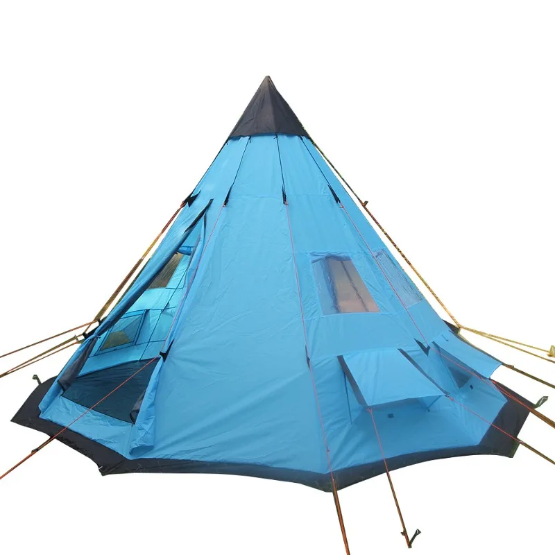 

Outdoor pyramid tent, portable double camp rainproof beach picnic tent, tent