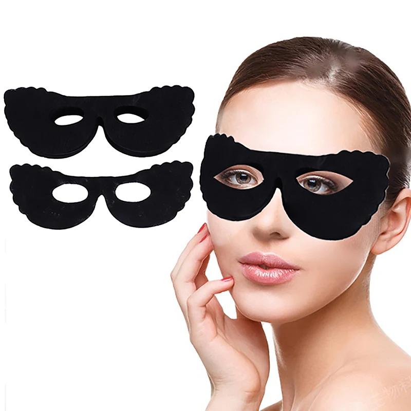 

100pcs Disposable Bamboo Charcoal Eye Mask Diy Eye Paper Women Essential Product Ultrathin Silk Butterfly Black Eye Paper Mask