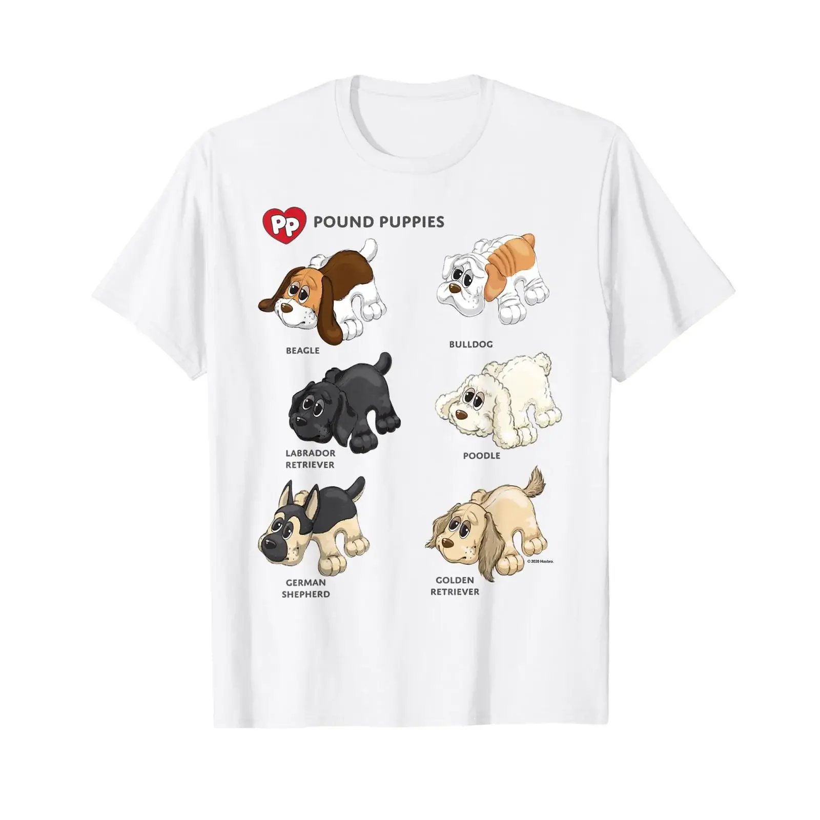 Pound Puppies Vintage Puppy Breed Textbook T Shirt vintage Washed graphic Top For Everyday Wear Stylish Stretched Slightly