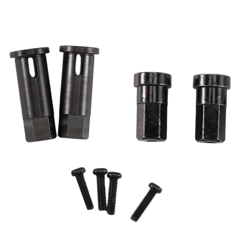 

YSUN-4Pcs Metal Wheel Hex Hub Drive Adapter Combiner For HB ZP1001 ZP1002 ZP 1001 ZP 1002 1/10 RC Car Upgrade Parts