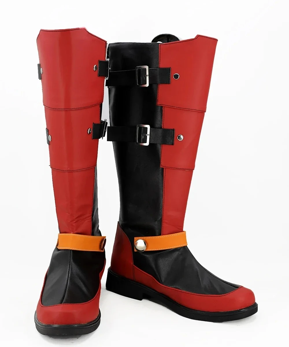 Star Fox Fox McCloud Cosplay Boots Brown Leather Shoes Custom Made Any Size Costume Footwear