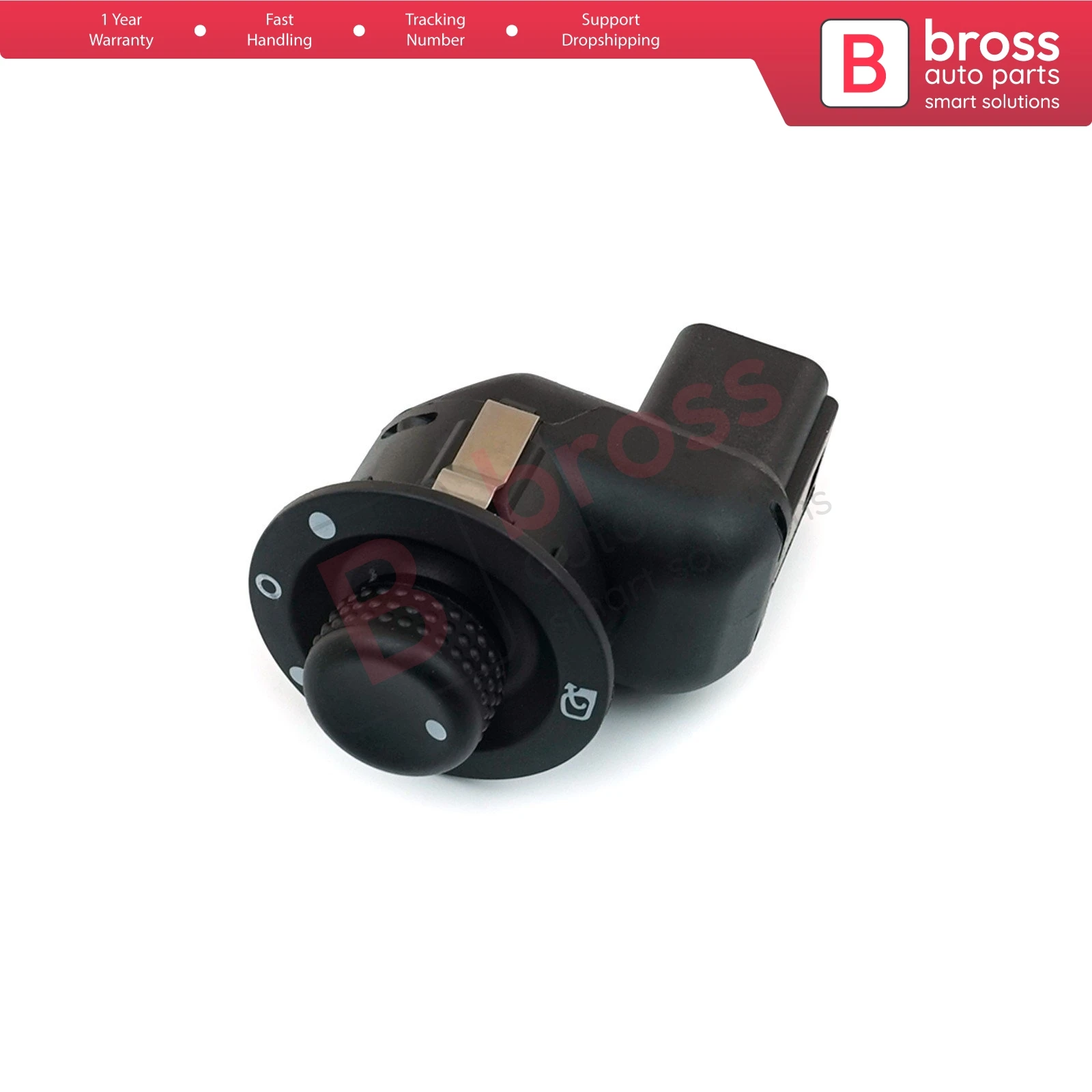 

Bross Auto Parts BDP970 Electric Wing Mirror Control Switch 8200676529, 8200214921 for Renault Captur Clio MK4 Ship From Turkey