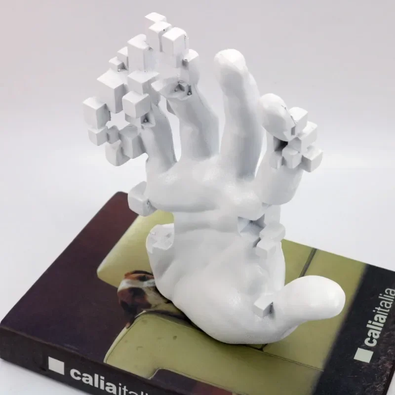 Moderne decoratie mozaïek sculptuur handmodel hars abstract beeldje thuis desktop decor mode studie kantoor standbeeld