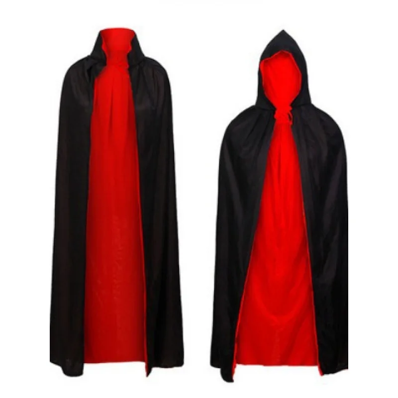 

Двухслойный черный костюм-накидка на Хэллоуин, сценическое представление, ролевой женский традиционный этнический сценический костюм Plang