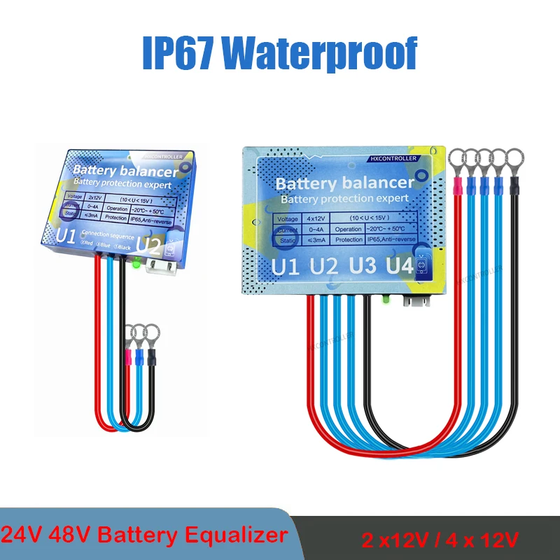 

24V 48V Battery Equalizer Batteries Voltage Balance Li-ion Lead Acid Battery Connected in Parallel for Solar Controller