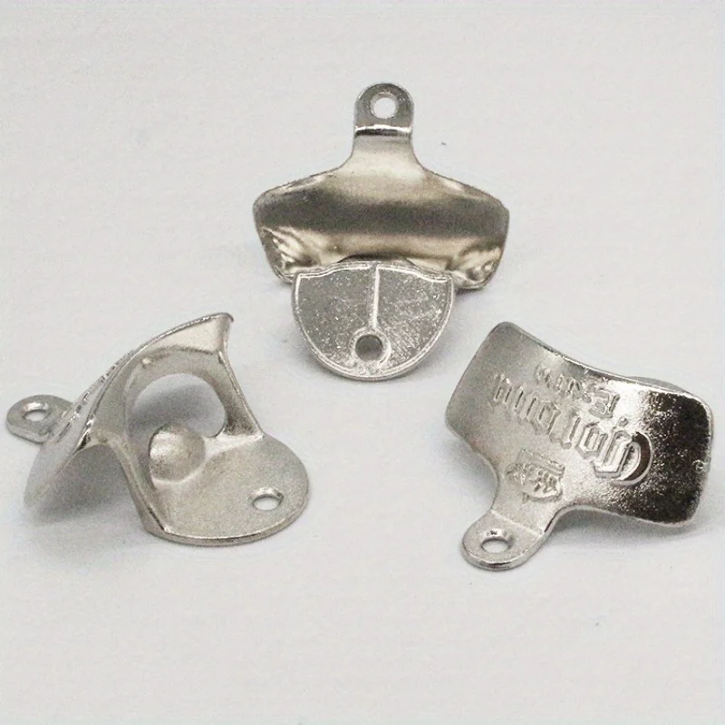 Vintage Wall Mounted Bottle Opener, Zinc Alloy with Screws, Easy Install, Ideal for Home Bar & Cafe, Outdoor, Rustic