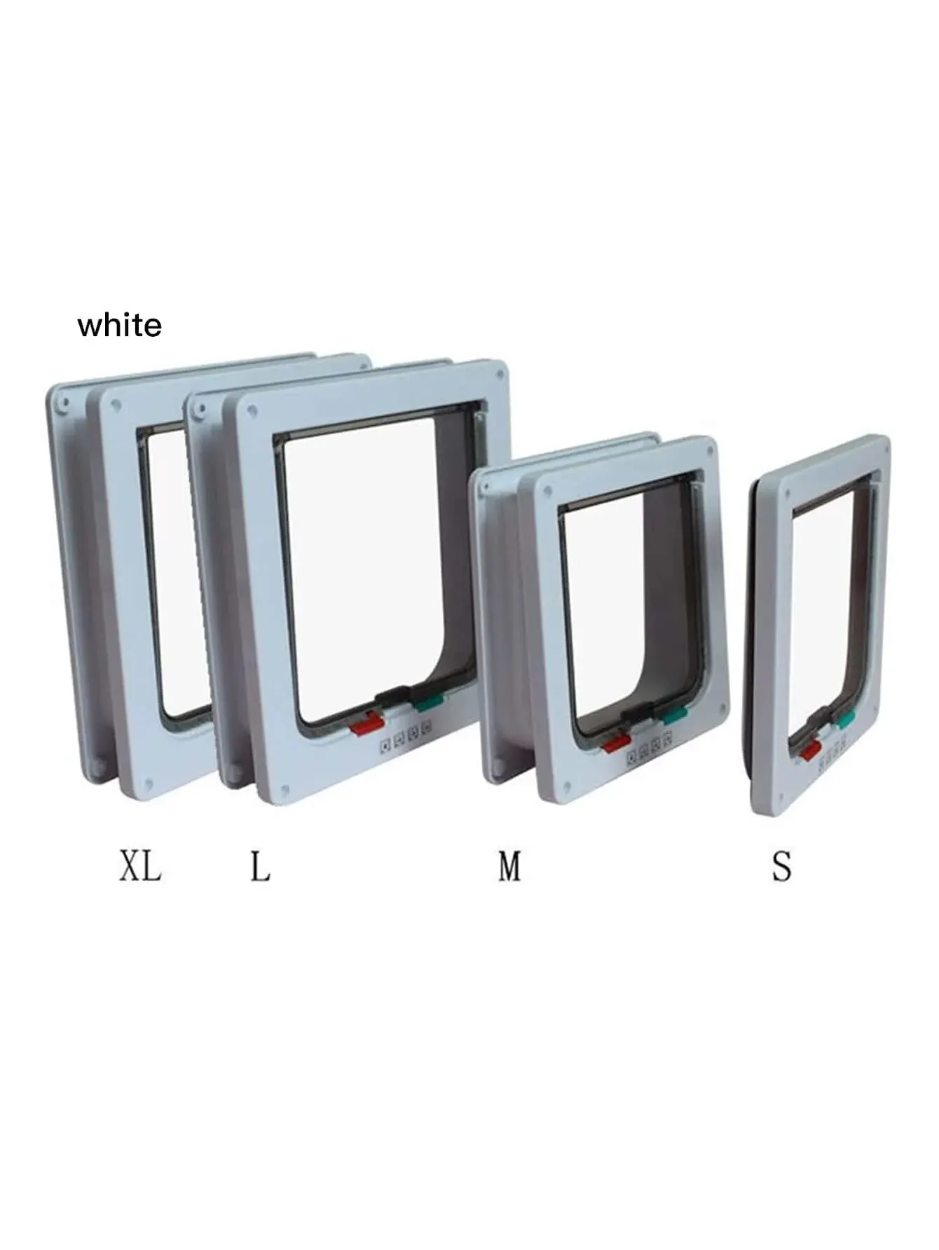 1PC Dual Entry and Exit Door Opening for Pet Cats
