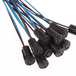 10PCS G4 Lamp Socket Wire Adapter With 10cm/20cm Wire G4 Lamp Holder For LED Crystal Heads Light Bulb Halogen Lamp