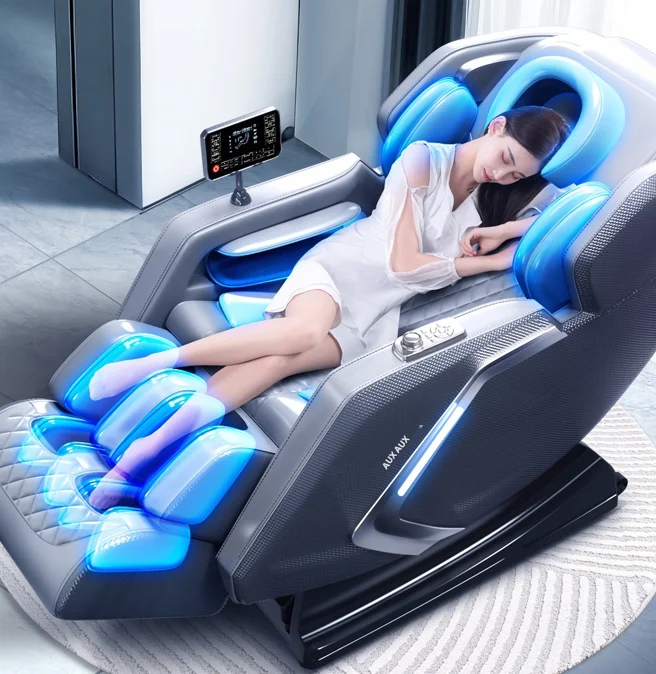 C82 4D 5D OEM Robot Electric Full Body Human Touch Ascent Series Massaging Machine Chair Cheap Thai Foot Massage Chair AI 4D