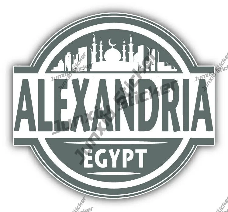 

Alexandria Cairo Egypt Skyline Label Egypt Round Flag Sticker Egypt Coat Of Arms Vinyl Decals For Bumper Bodywork Suv Laptop Car