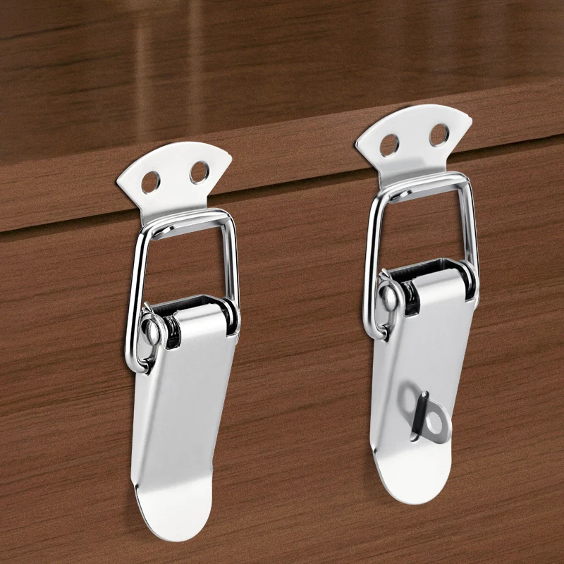 Picture 6: 1pcs 201/304 Stainless Steel Buckles Toggle Hasp Latch Catch Clamp Billed Buckles for Toolbox, Trunk, Chest
