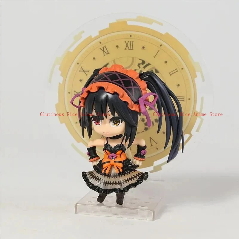 In stock Tokisaki Kurumi Nightmare 466# 10cm Action Figure - DATE a LIVE Collectible Anime Doll Gift for Fans