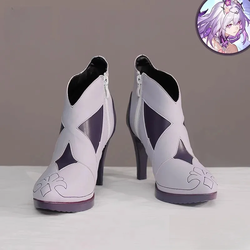 

LQCastorice Cosplay Shoes From Game Honkai Star Rail Halloween Christmas Party Comic Exhibition Con Game Anime Woman Shoes Boots